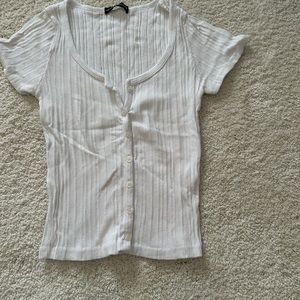 White Brandy Melville Button down top